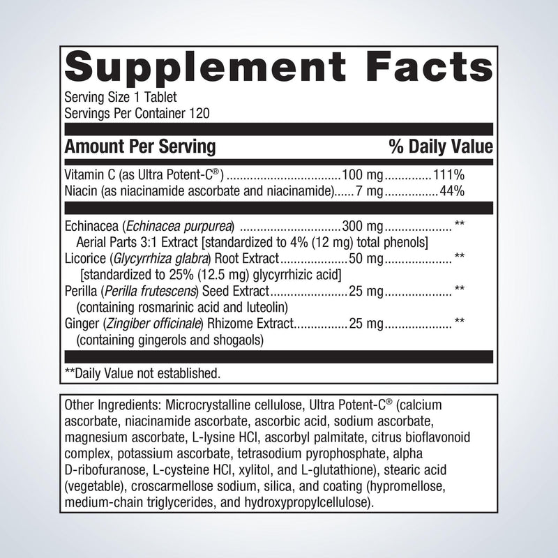 Metagenics Echinacea Synergy 120 Tabs