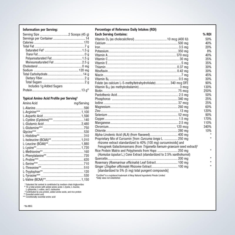 Metagenics UltraInflamX Plus 360 Pineapple Banana 630 G