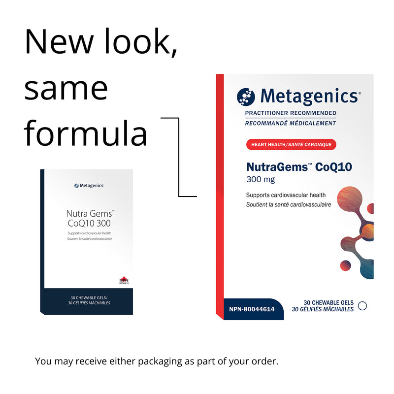 Metagenics NutraGems CoQ10 300 30 Chewable Gels