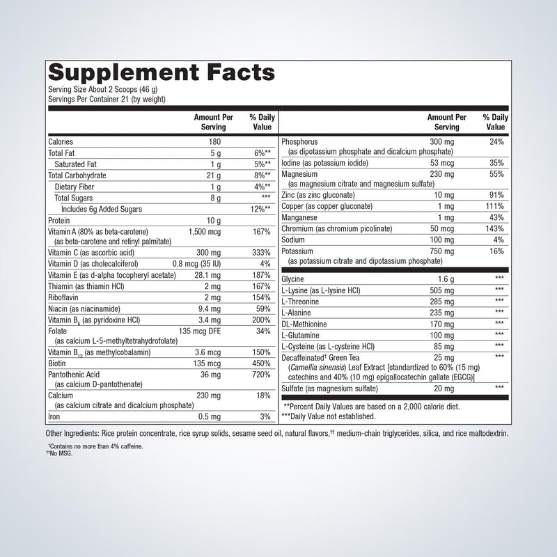 Metagenics Ultraclear Plus pH Pinapple Banana 966g