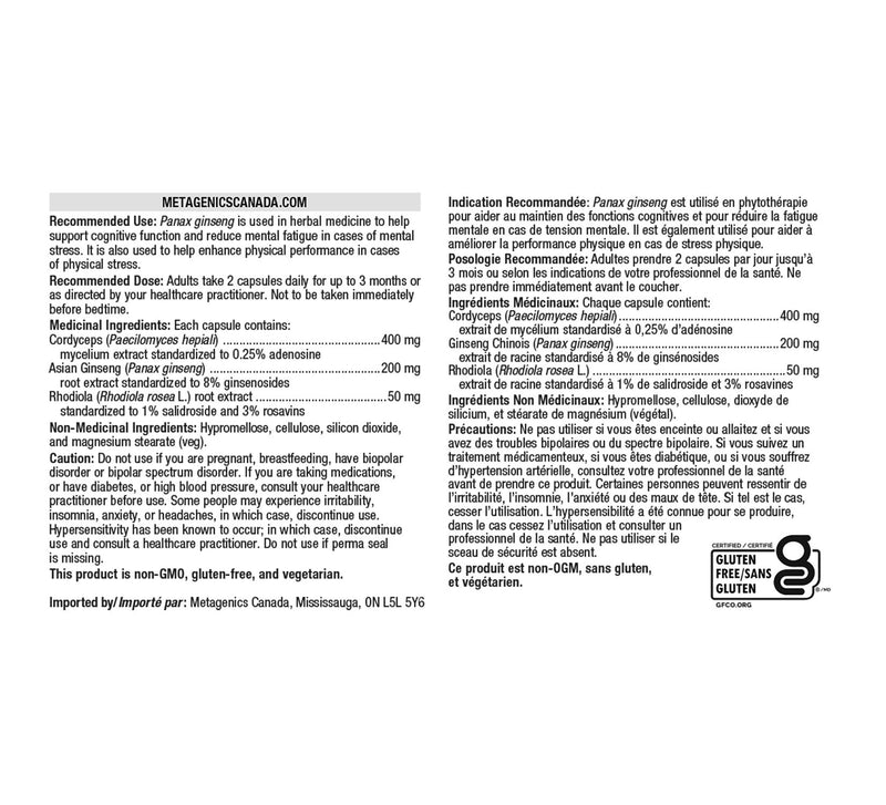 Metagenics Adreset 60 Capsules