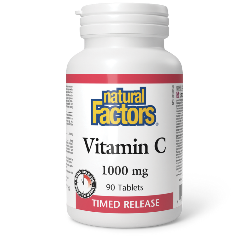 Natural Factors Vitamin C 1000mg Time Release 90 Tabs