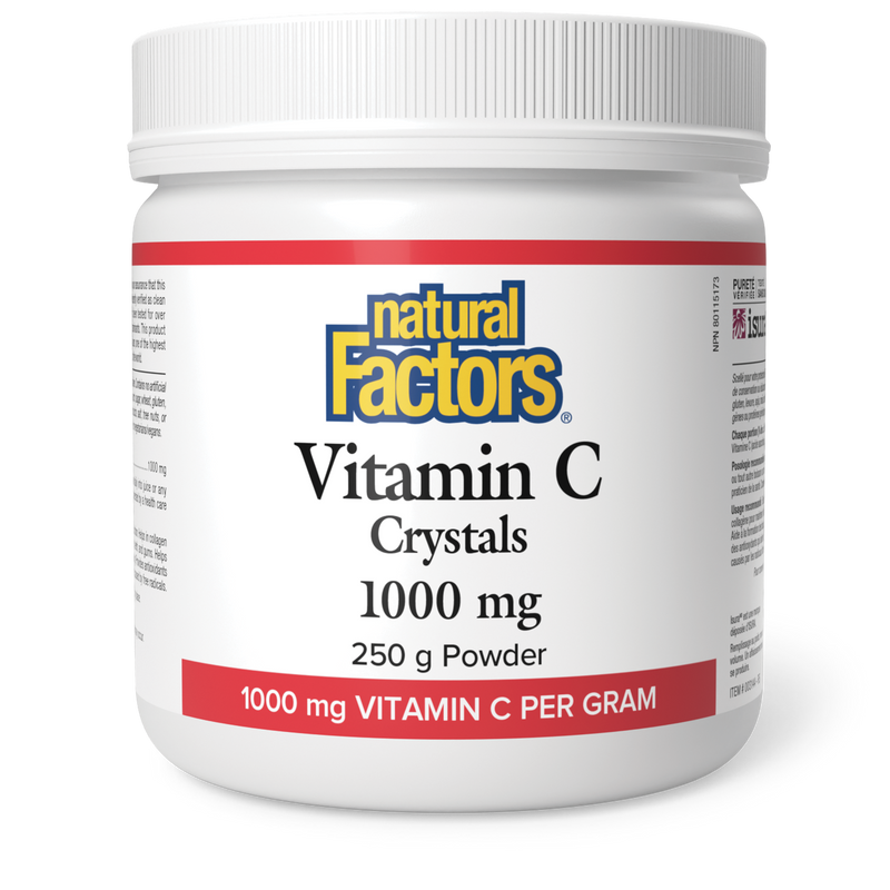 Natural Factors Vitamin C Crystals 250g Powder