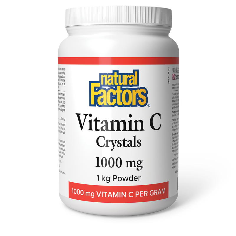 Natural Factors Vitamin C Crystals 1kg Powder
