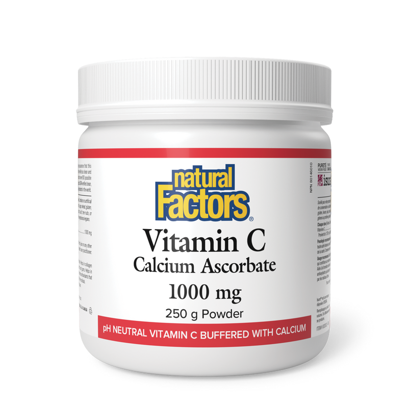 Natural Factors Vitamin C Calcium Ascorbate 1000mg 250g Powder