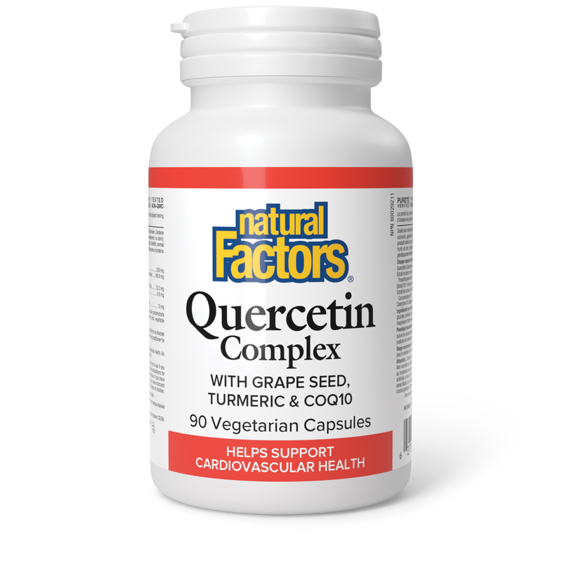 Natural Factors Quercetin Complex 90 Veggie Caps