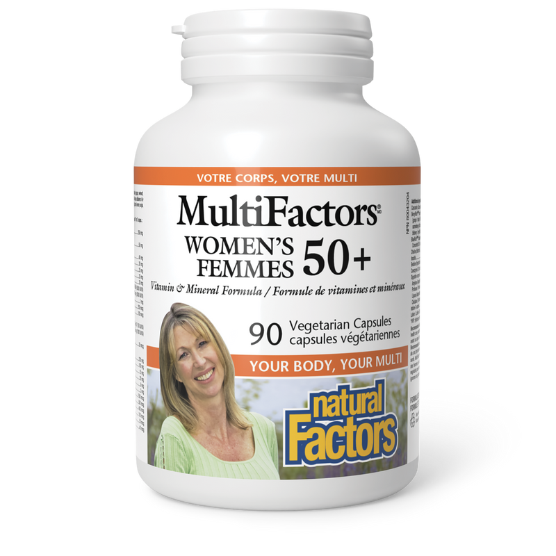 Natural Factors Multi Factors Women's 50+ 90 Veggie Caps