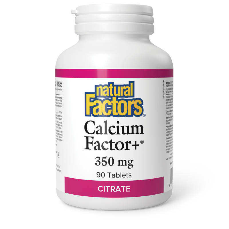 Natural Factors Calcium Factor Plus 350mg 90 Tabs