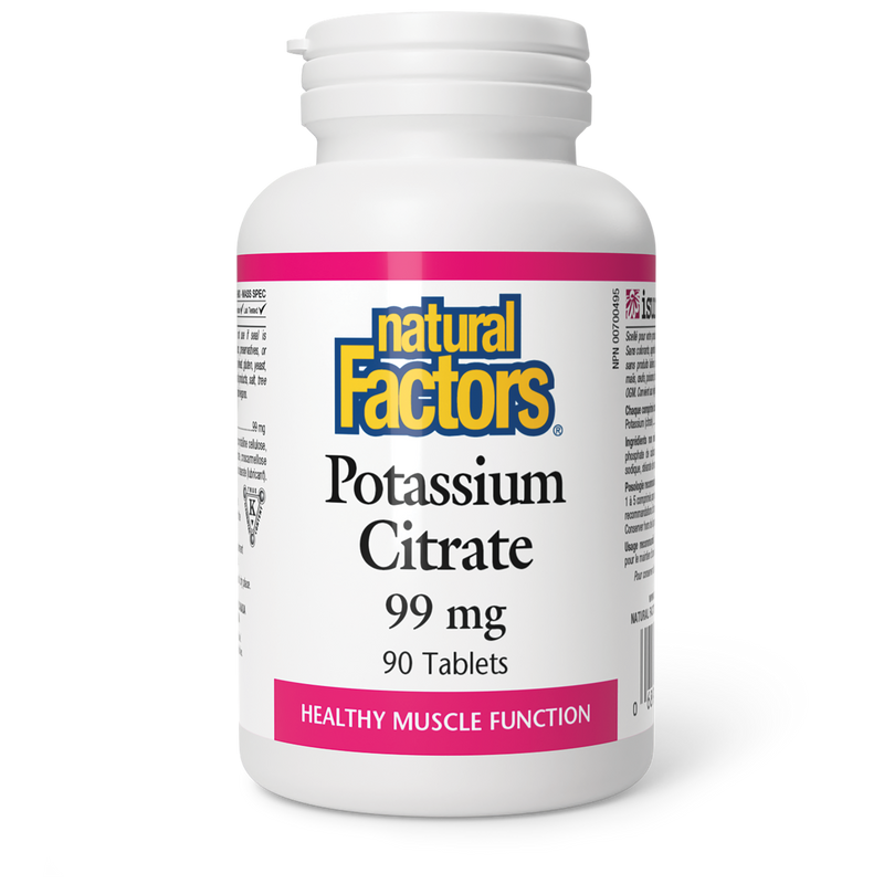 Natural Factors Potassium Citrate 99mg 90 tablets