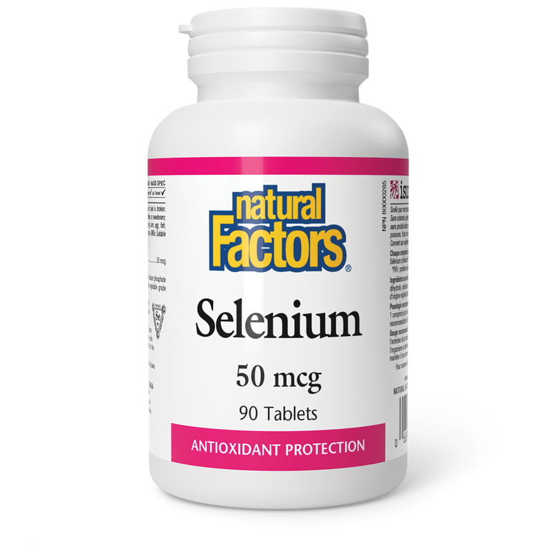 Natural Factors Selenium 50mcg - 90 Tabs