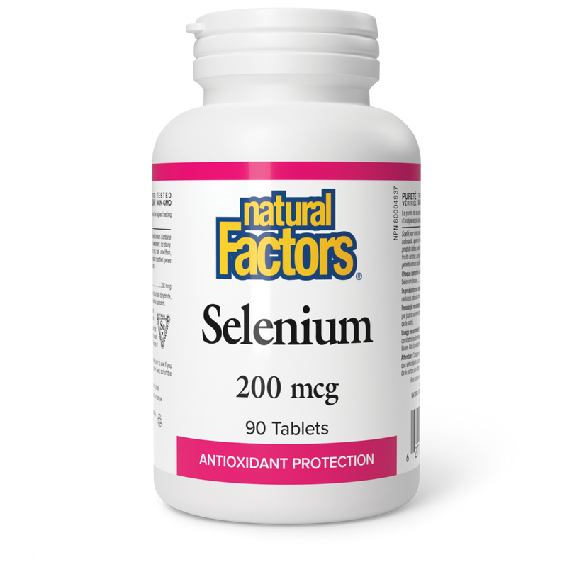 Natural Factors Selenium 200mcg 90 Tabs