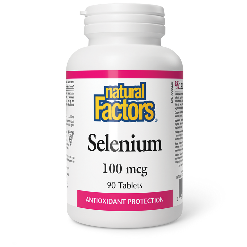 Natural Factors Selenium 100mcg 90 Tabs