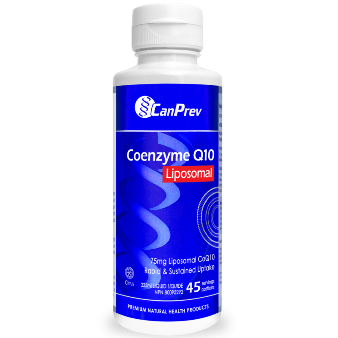 CanPrev Liposomal Coenzyme Q10 75mg 225ml Supplements - Cardiovascular Health at Village Vitamin Store