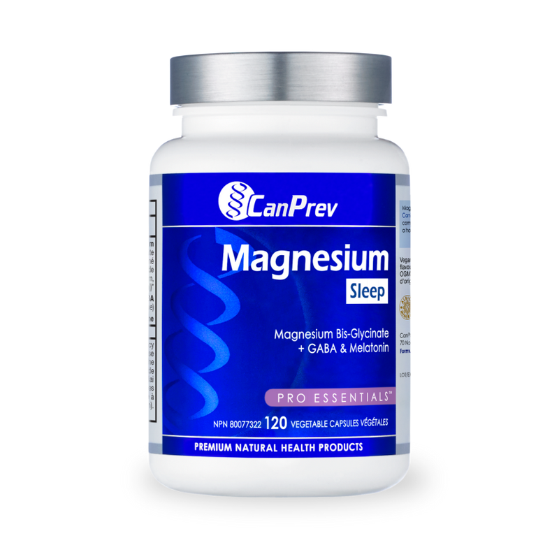 CanPrev Magnesium + Gaba & Melatonin 120 Veggie Caps