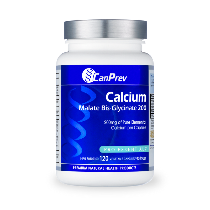 CanPrev Calcium Malate Bis-Glycinate 120 Veggie Caps