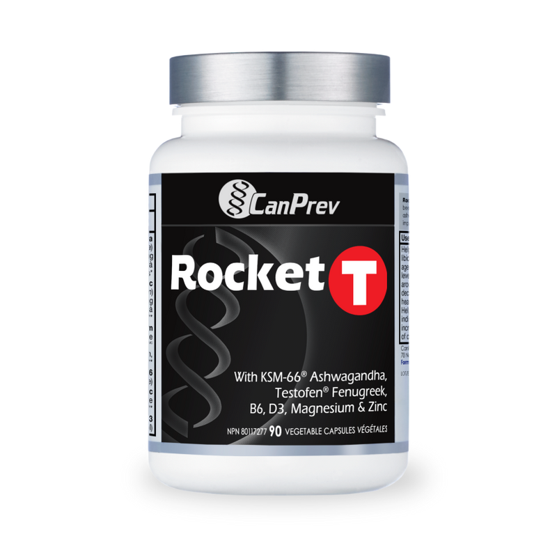 CanPrev Rocket T Testosterone Recharge 90 Veggie Caps