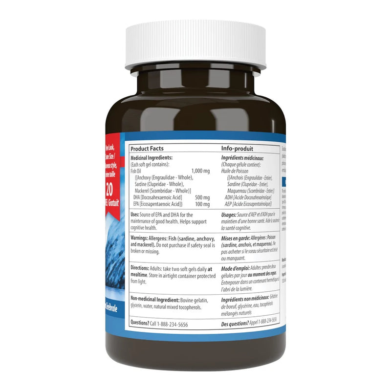 Carlson Super DHA 60 +20 Softgels