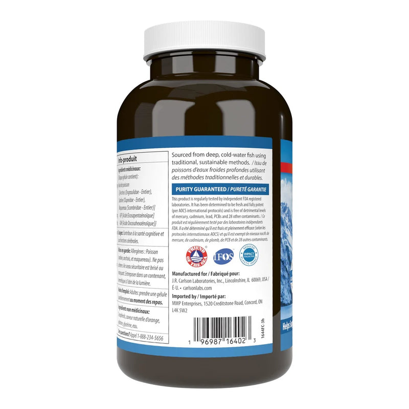 Carlson's Very Finest Fish Oil  - 120 + 30 Softgels Bonus Size