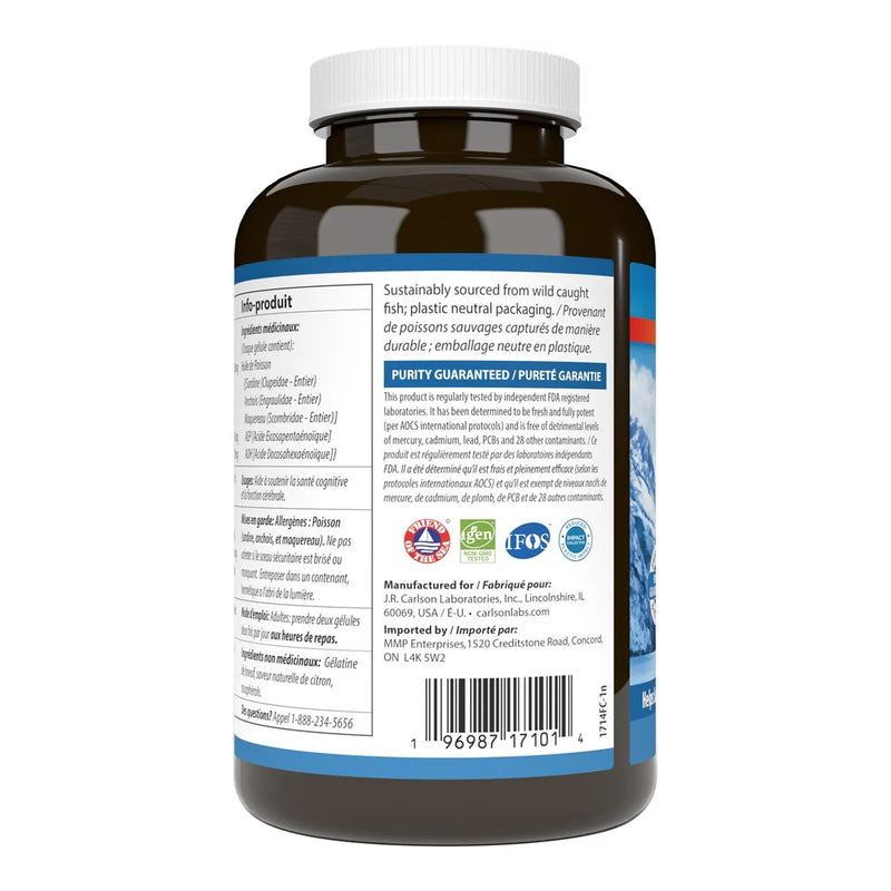 Carlson's Elite Omega-3 Gems 120 Softgels