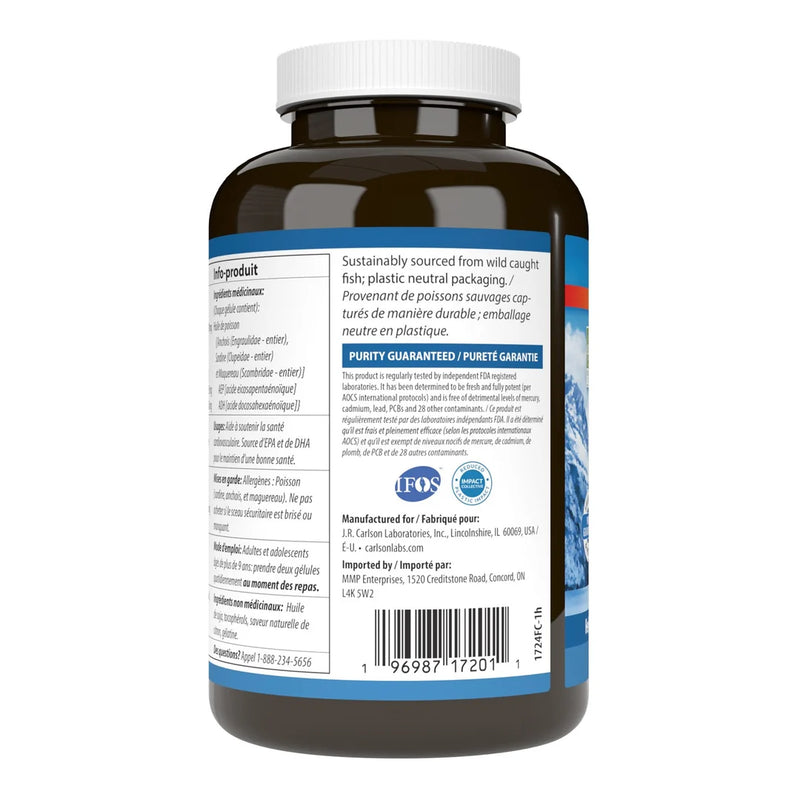 Carlson's Maximum Omega 2000 120 Softgels