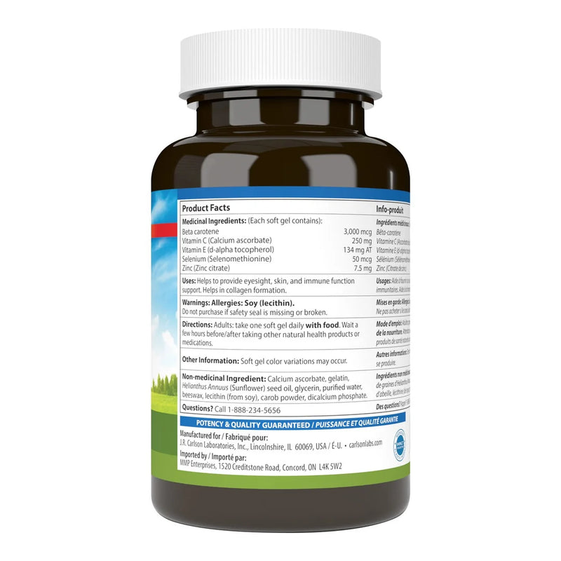 Carlson ACES + Zn 120 Softgels