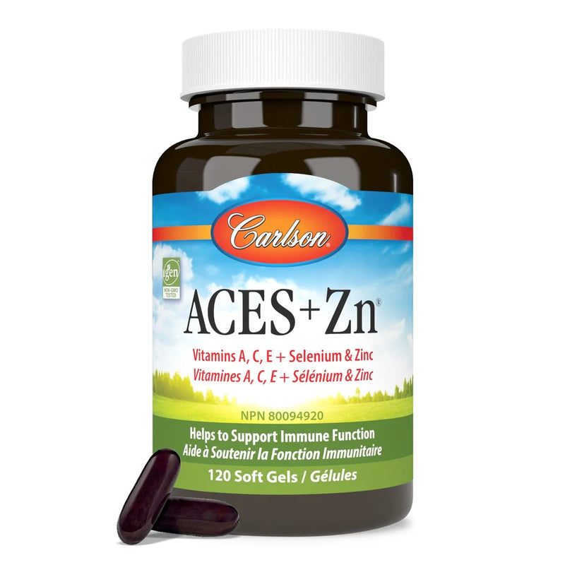 Carlson ACES + Zn 120 Softgels