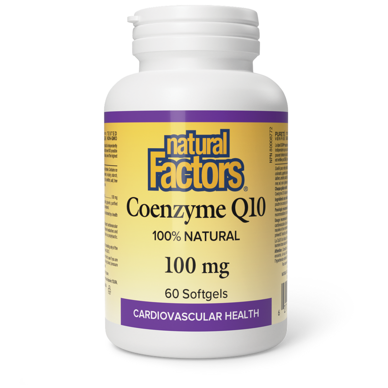 Natural Factors Coenzyme Q10 100mg 60 Softgels