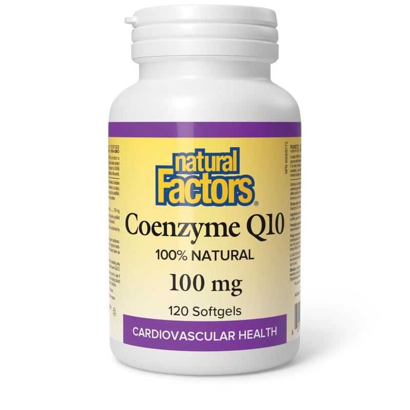Natural Factors Coenzyme Q10 100mg 120 Softgels