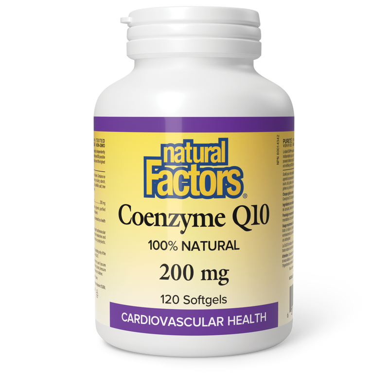 Natural Factors Coenzyme Q10 200mg 120 Softgels