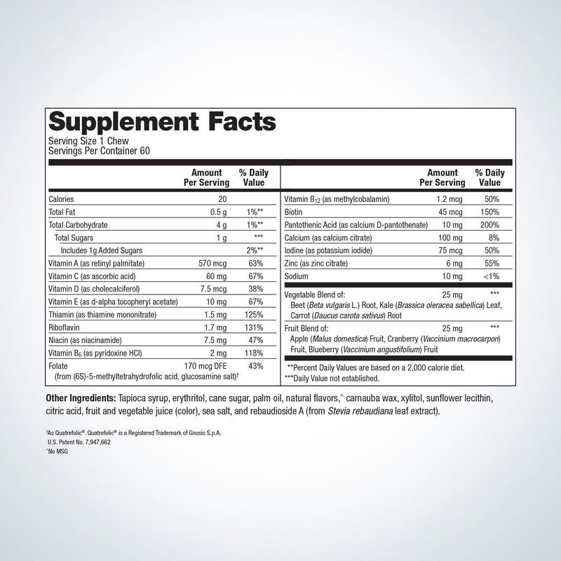Metagenics Metakids Multi Juicy Grape 60 Soft Chews