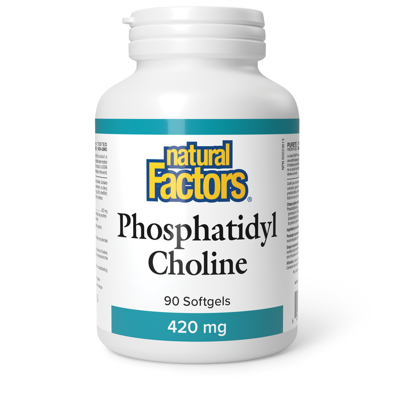 Natural Factors Phosphatidyl Choline 420 mg 90 Softgels