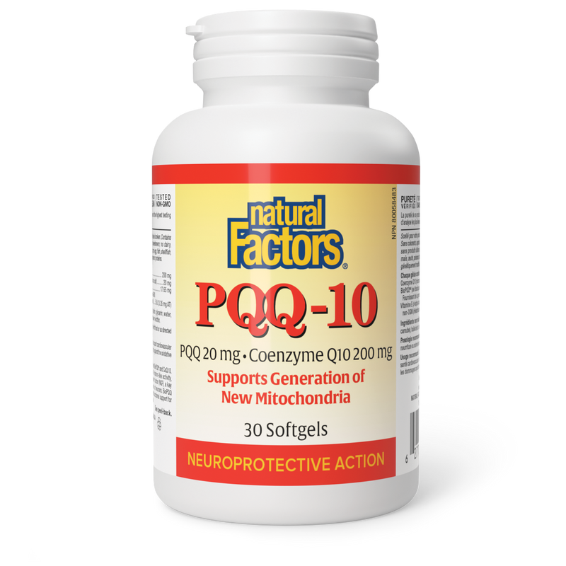 Natural Factors PQQ-10 200mg 30 Softgels