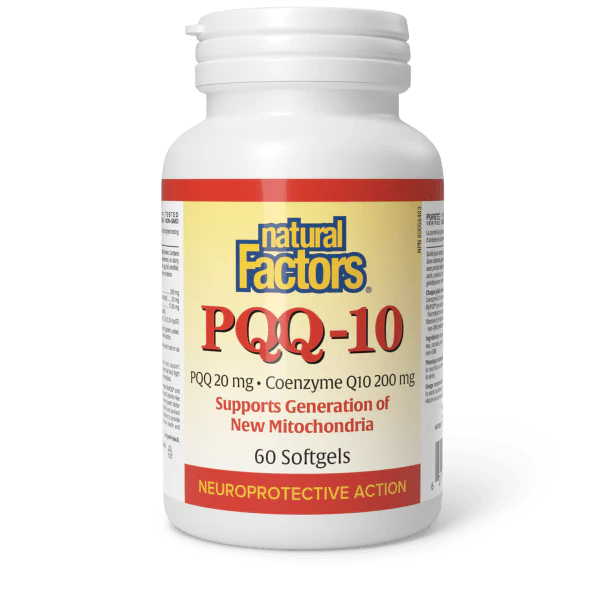 Natural Factors PQQ-10 60 Softgels