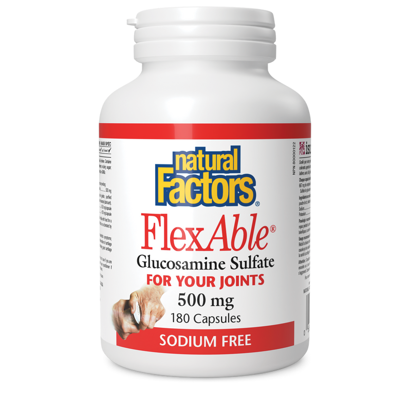 Natural Factors Glucosamine Sulfate 500mg 180 Caps