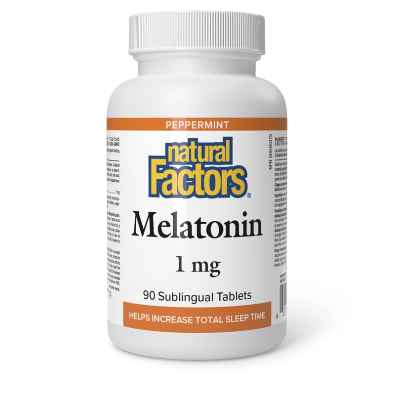 Natural Factors Melatonin 1mg 90 Sublingual Tabs