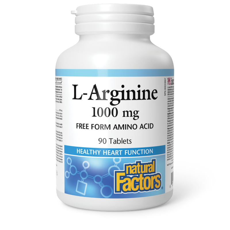 Natural Factors L-Arginine 1000mg 90 Tabs