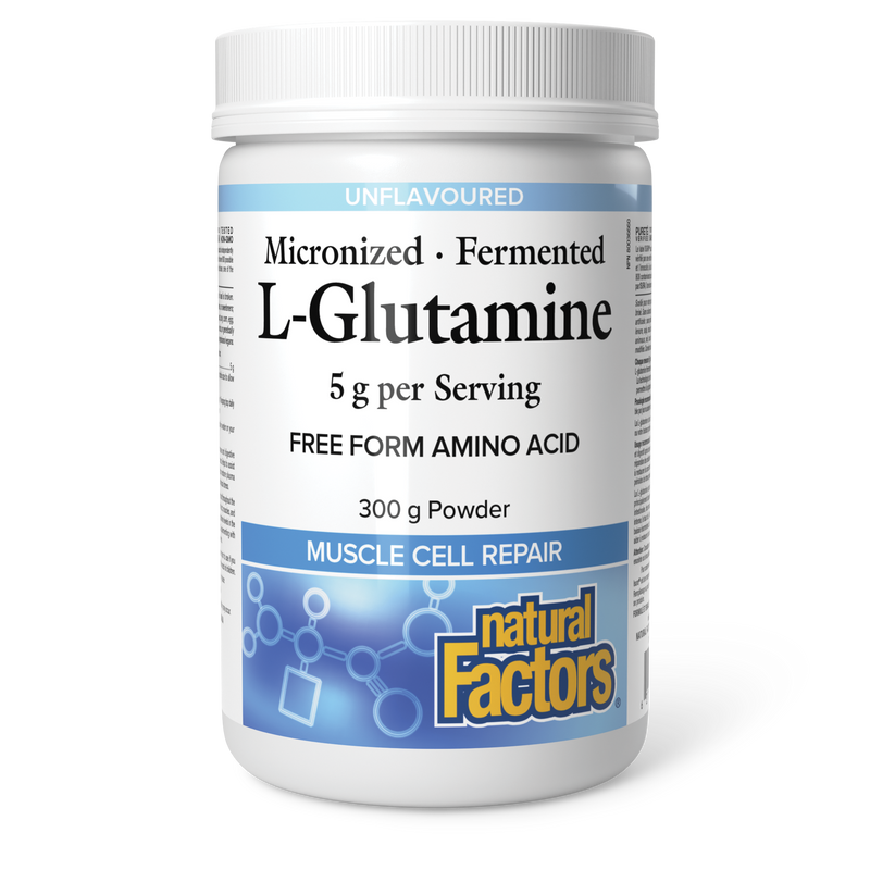 Natural Factors Micronized L-Glutamine Unflavoured 300g