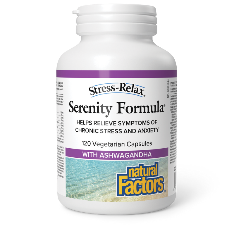 Natural Factors Stress-Relax Serenity Formula 120 Veggie Caps
