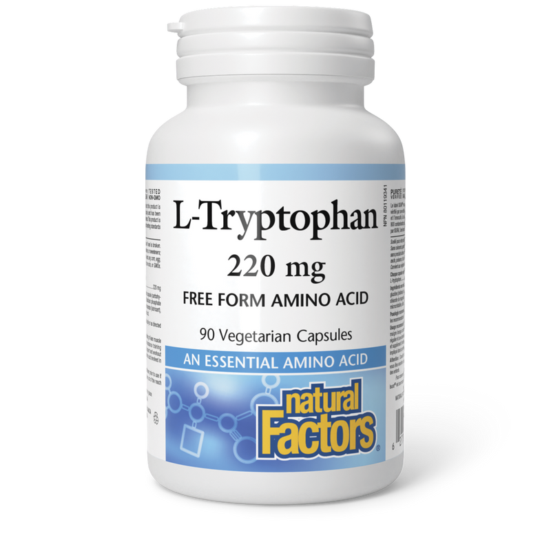 Natural Factors L-Tryptophan 220mg 90 Veggie Caps