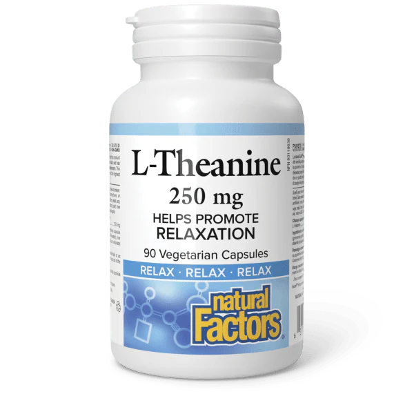 Natural Factors L-Theanine 250mg 90 Veggie Caps
