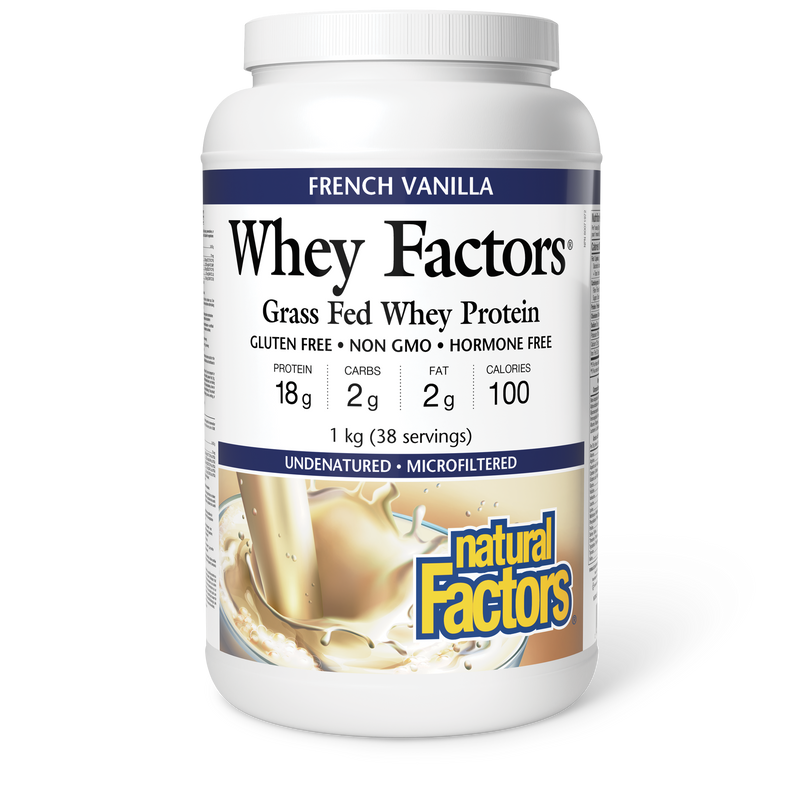 Natural Factors Whey Factors French Vanilla 1KG