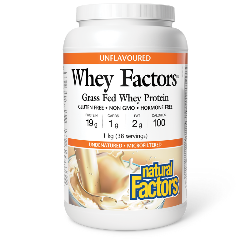 Natural Factors Whey Factors Unflavoured 1KG