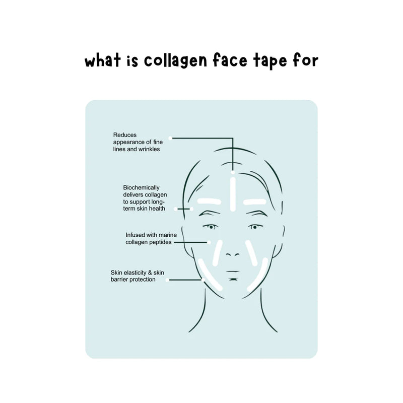 Mintier Plump & Hydrate collagen face a tape - 160 Face tapes