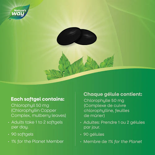 Nature's Way Chlorofresh 90 Softgels