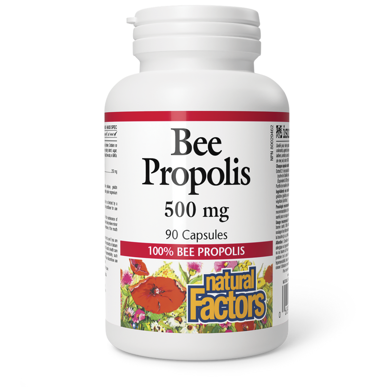 Natural Factors Bee Propolis 500mg 90 Caps