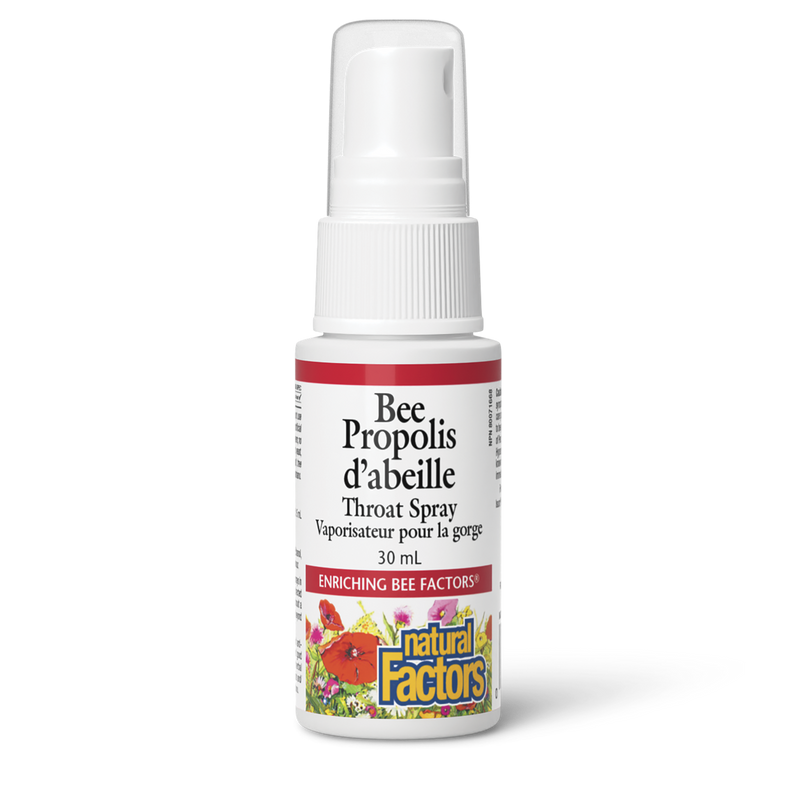Natural Factors Bee Propolis Throat Spray 30mL