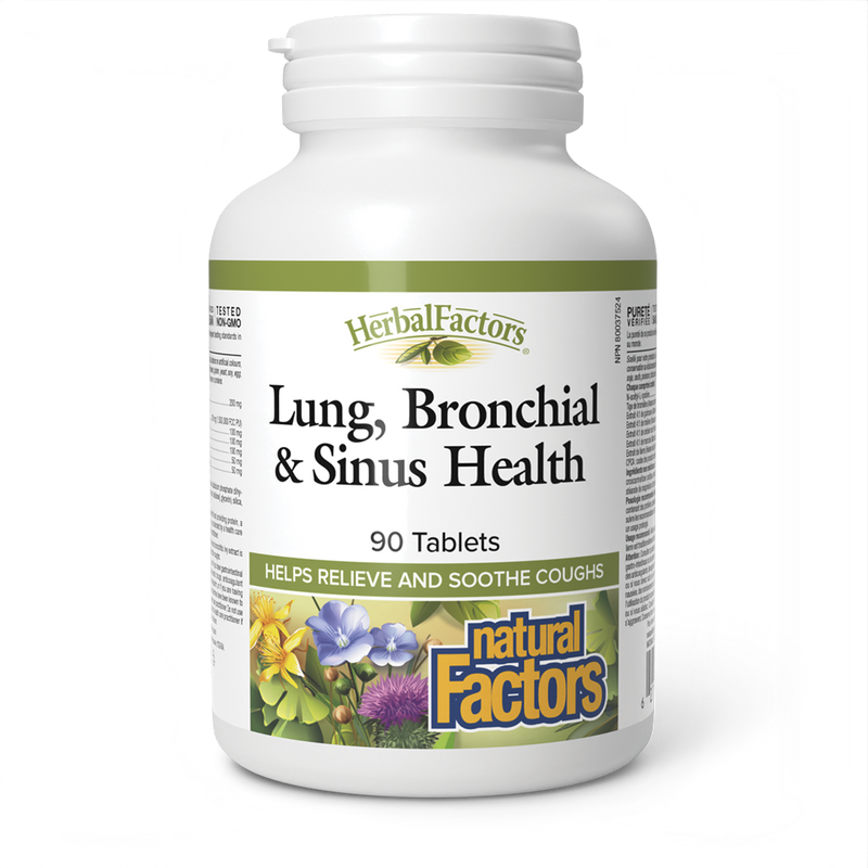 Natural Factors Lung Bronchial & Sinus Health 90 Tabs