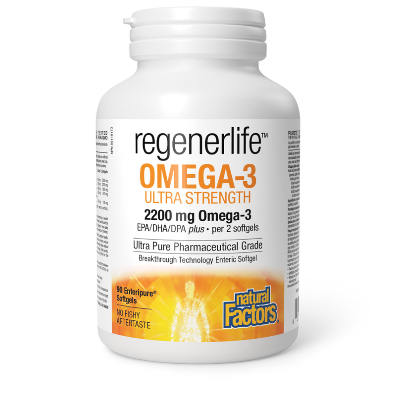 Natural Factors RegenerLife Omega-3 90 Softgels