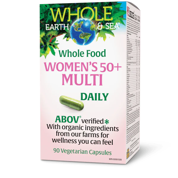 Whole Earth & Sea Women's 50+ Multi 90 Vegetarian Capsules