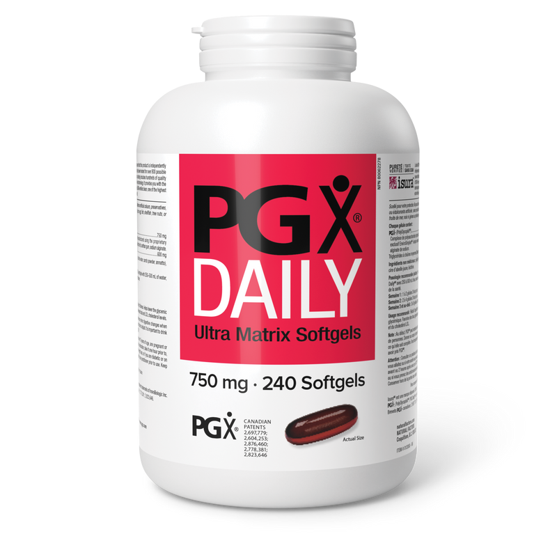Natural Factors PGX Daily Ultra Matrix 750mg 240 Softgels